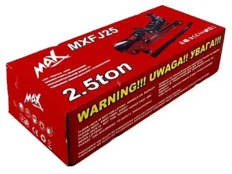 Домкрат Max MXFJ25 2,5 т гідравлічний діапазон 90-340 мм (MXFJ25) - фото 4