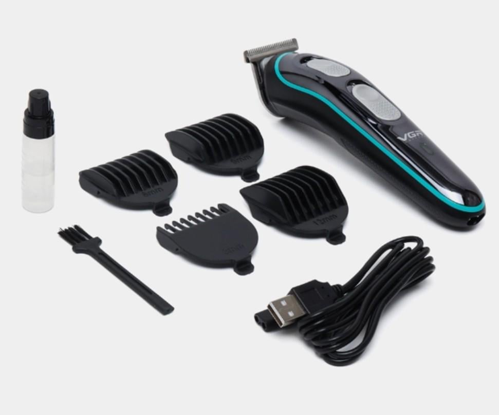 Машинка для стрижки аккумуляторная VGR V-055 PRO Черный (414) - фото 5