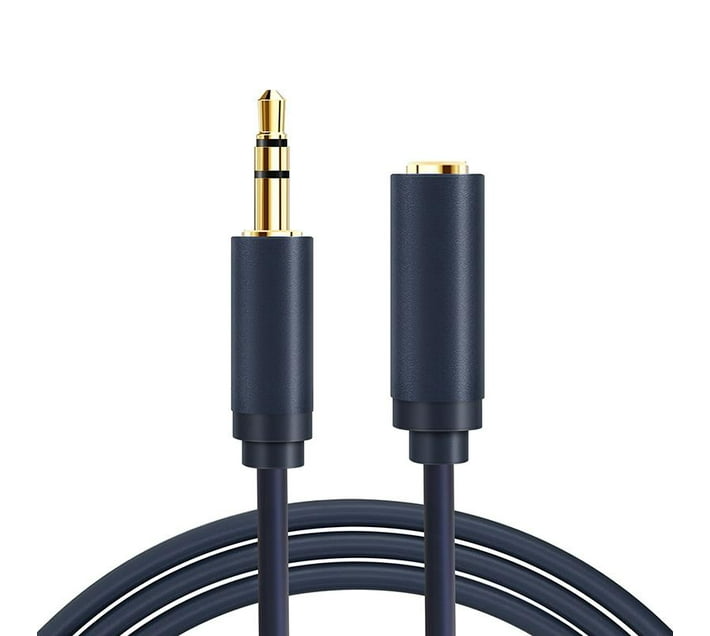 Кабель Cabletime Audio 3 pin 3,5мм M 3,5мм F 1,5м Black (CF16J) - фото 1