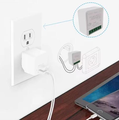 Реле Tuya Smart Switch Wi-Fi бездротовий вимикач 16 А (AWN-00513) - фото 3 Реле Tuya Smart Switch Wi-Fi бездротовий вимикач 16 А (AWN-00513) - фото 3