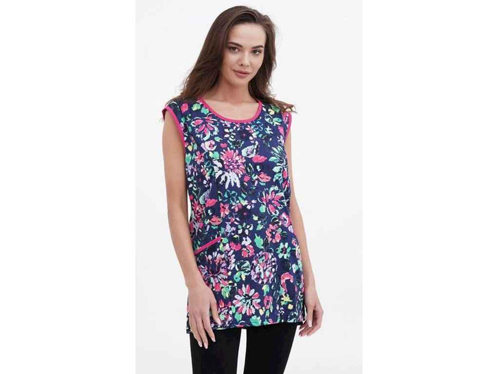 Футболка женская Трикомир 070130106 р. 50 Темно-синий (21648074)