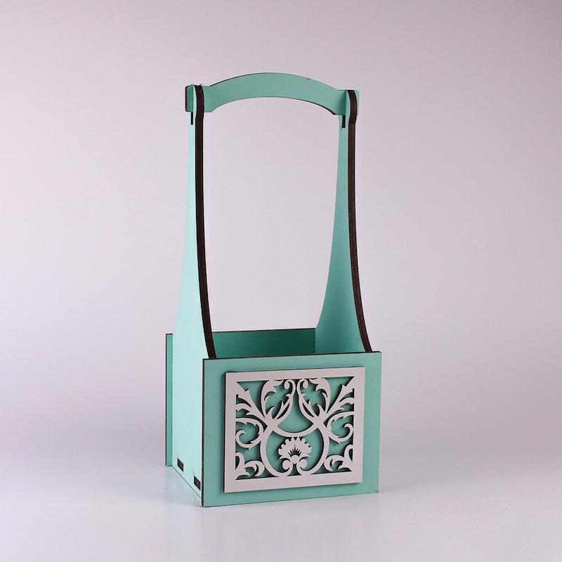 Корзина ажурна ММ Зелений (2429)