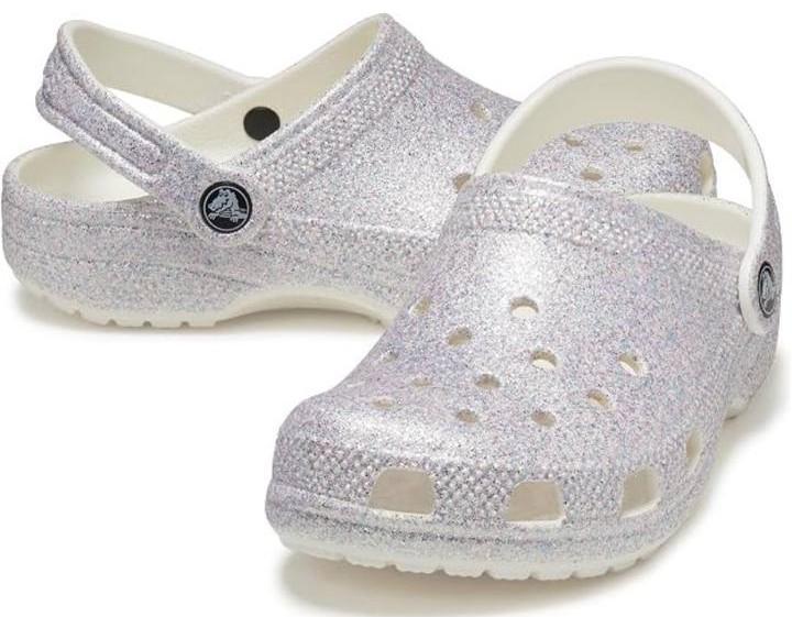 Крокси для дівчинки Crocs Classic Clog Glitter Silver р. 23/24 Сріблястий (26018) Крокси для дівчинки Crocs Classic Clog Glitter Silver р. 23/24 Сріблястий (26018)