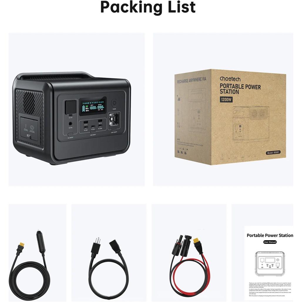 Зарядна станція Choetech BS060 800 W (123592) - фото 4 Зарядна станція Choetech BS060 800 W (123592) - фото 4