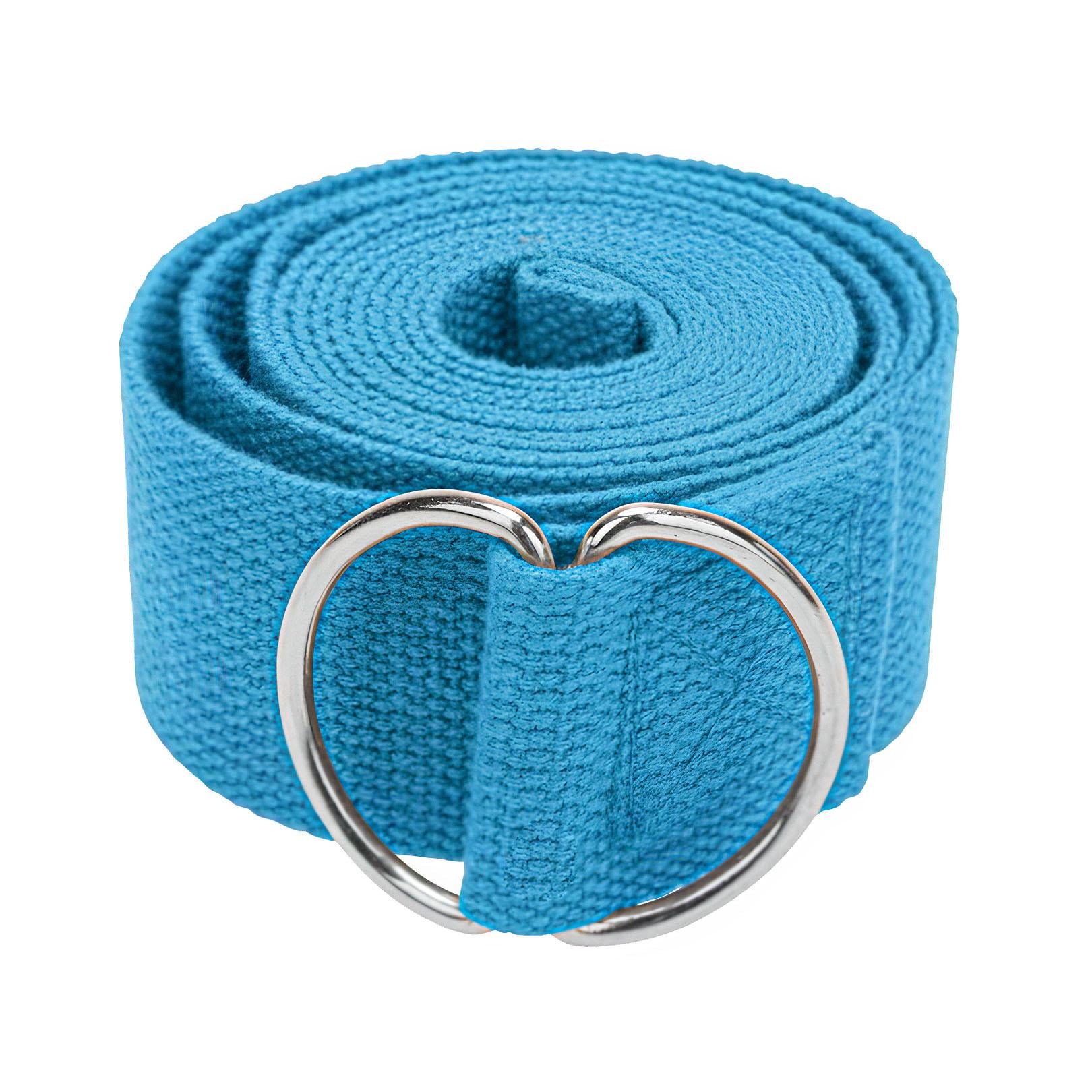 Ремень для йоги EasyFit Yoga Strap 183 см Светло-голубой (EFYGS183-LBL)