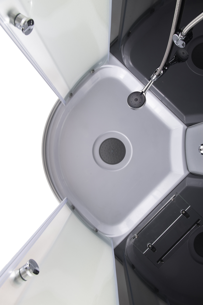 Бокс душевой MIXXUS WAVE SB02-120x80x215-R-FB без гидромассажа с низким поддоном Satin (MI6893) - фото 2 Бокс душевой MIXXUS WAVE SB02-120x80x215-R-FB без гидромассажа с низким поддоном Satin (MI6893) - фото 2