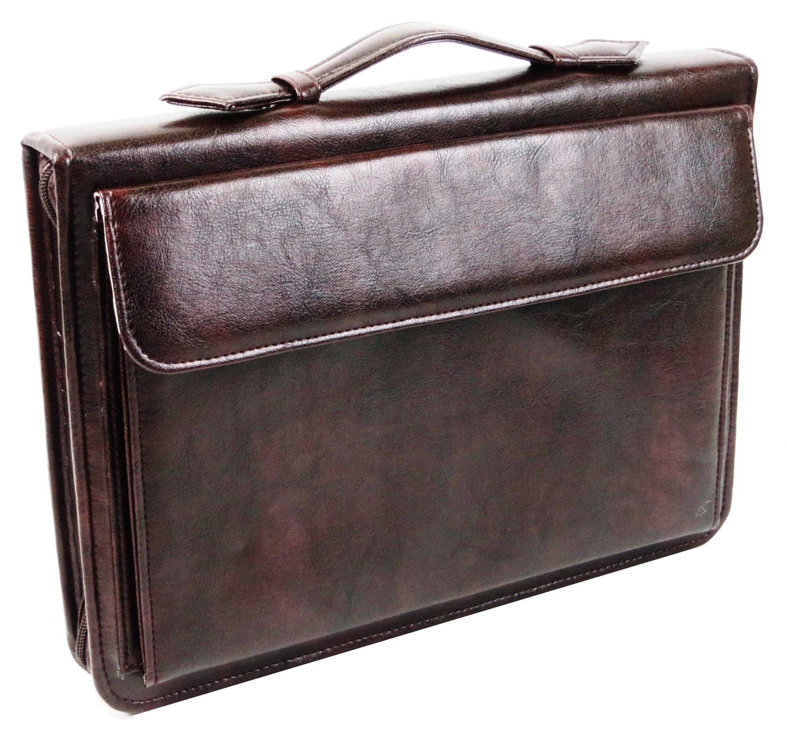 Деловая папка-портфель Exclusive кожзам Коричневий (711200 brown)