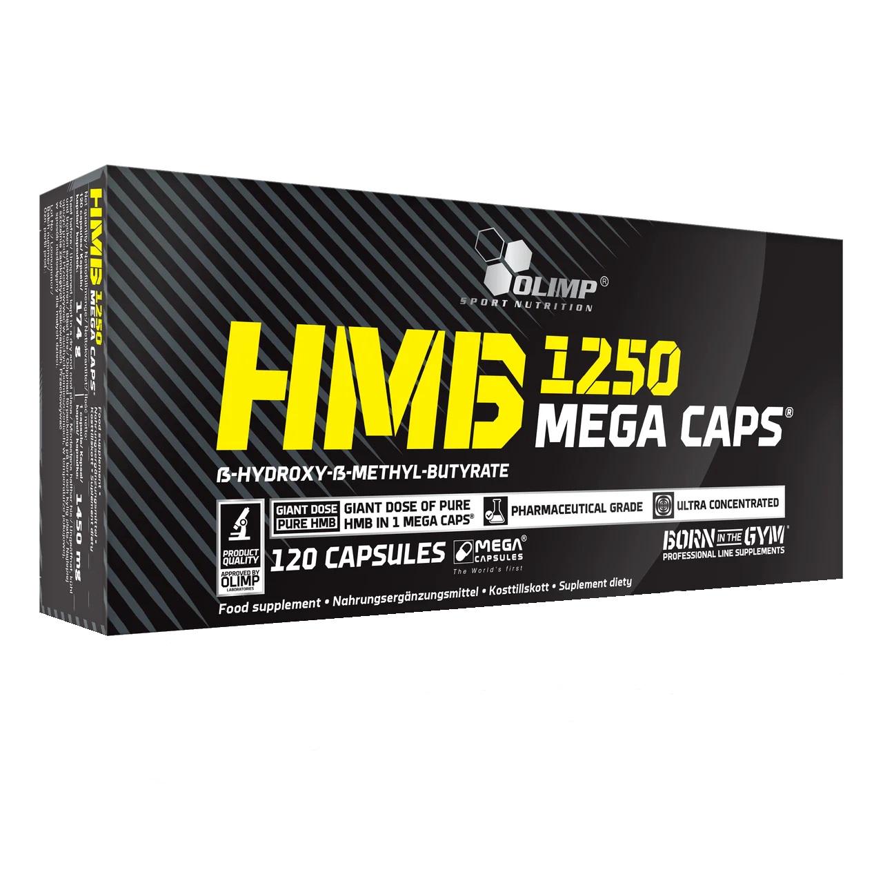 Аминокомплекс для спорта Olimp Nutrition HMB 1250 Mega Caps 120 Caps Аминокомплекс для спорта Olimp Nutrition HMB 1250 Mega Caps 120 Caps
