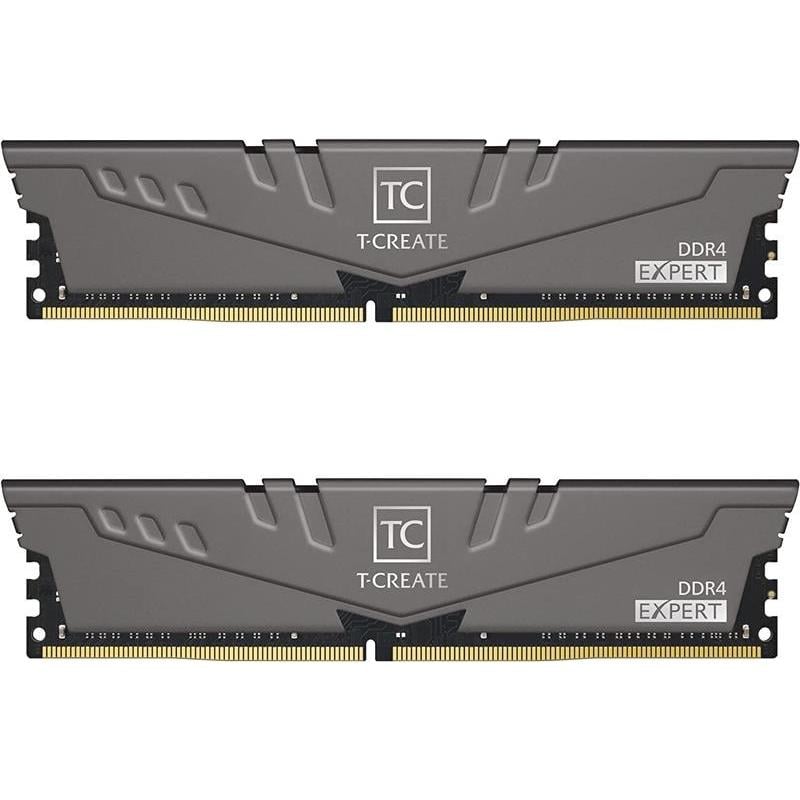 Оперативна пам'ять Team T-Create Expert DDR4 16 Гб 2x8 ГБ 3200 МГц CL16 Сірий (633305)
