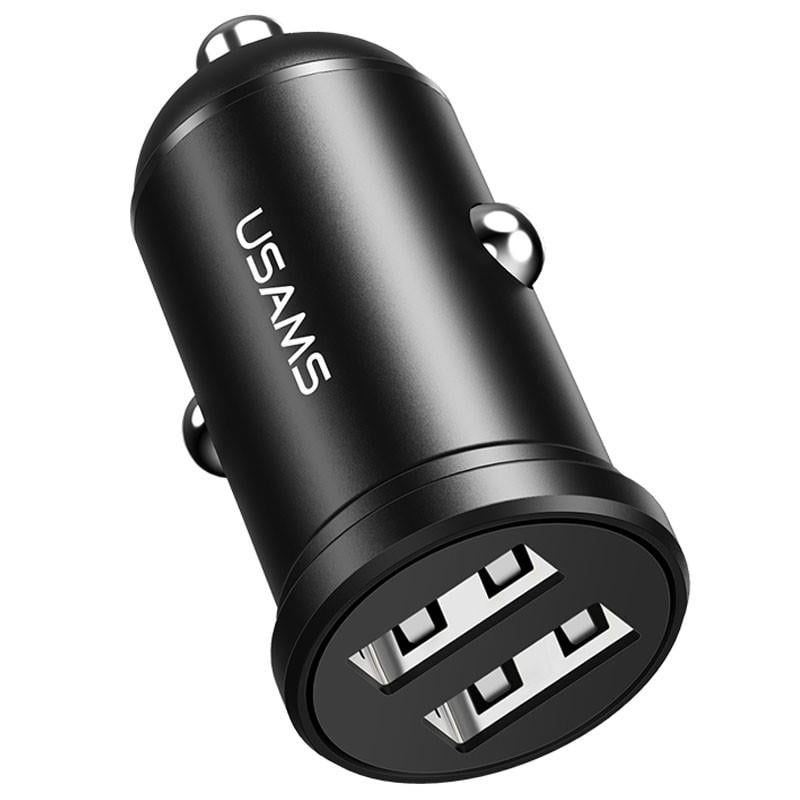 Автомобильное зарядное устройство Usams US-CC114 C20 Dual USB Mini Черный (00000039678_1) Автомобильное зарядное устройство Usams US-CC114 C20 Dual USB Mini Черный (00000039678_1)