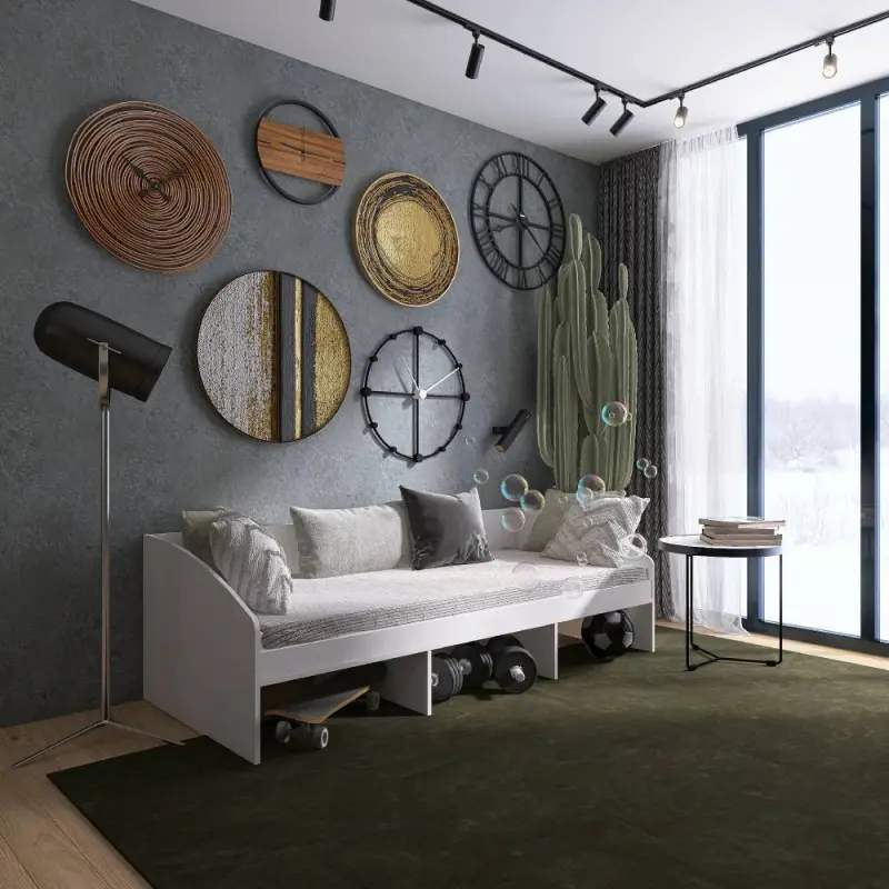 Кровать односпальная Комфорт-3 80х190 см Нимфея альба (26788545)