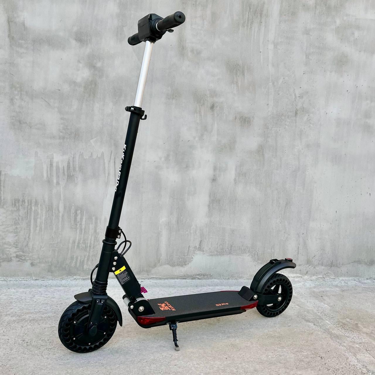 Электросамокат Kugoo Kirin S3 PRO 8,8 Ah 450W 2025 с сумкой для транспортировки Черный (33976853)