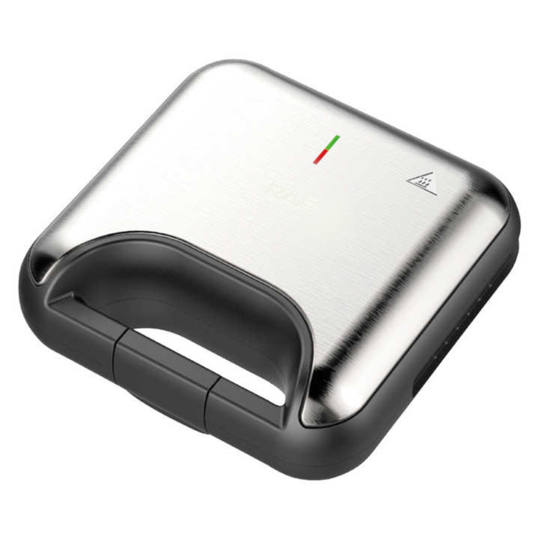 Бутербродниця з антипригарним покриттям Crownberg 4в1 зі знімними формами 1000W