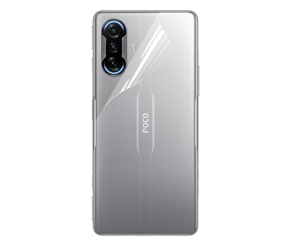 Плівка протиударна гідрогелева Hydrogel Film для Xiaomi Poco F3 GT на задню панель Transparent