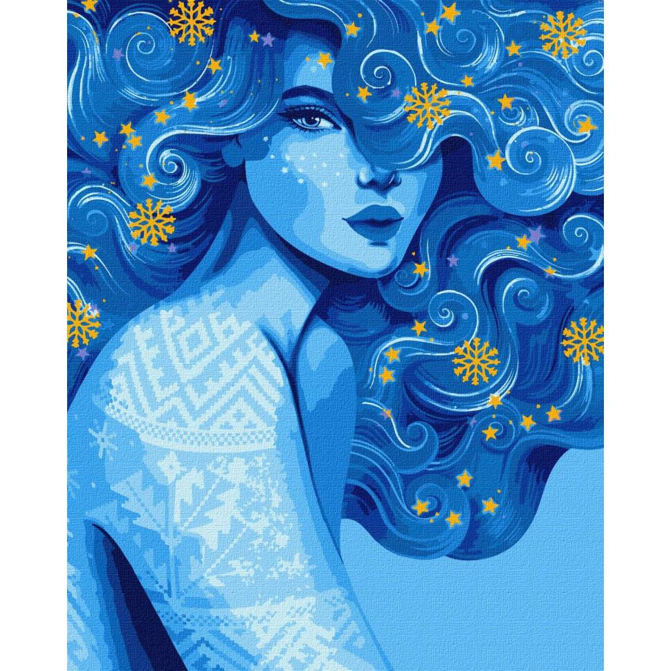 Картина за номерами Ideyka Холодна краса KHO2587 40x50 см (RLT27048)
