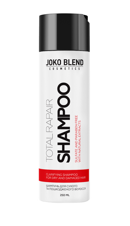 Шампунь JOKO BLEND Cosmetics Total Repair для сухого та пошкодженого волосся 250 мл (4823109403123)