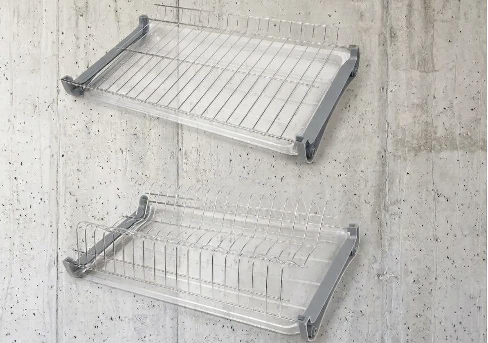 Сушарка для посуду дворівнева VR модуля 800х752 мм 270 мм Хром (SO0926)