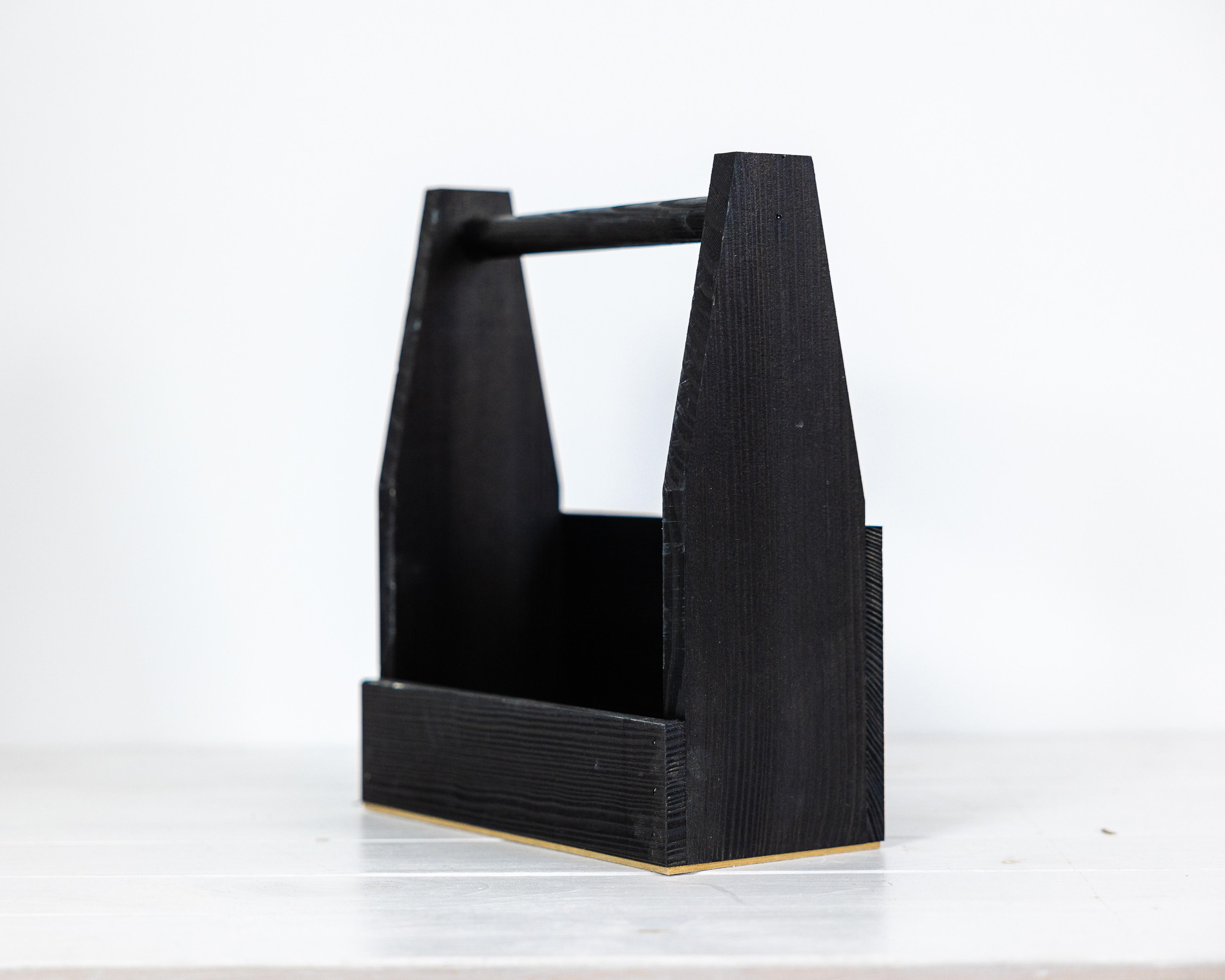 Ящик подарунковий дерев'яний Turbota box Чорний (0002131) - фото 3 Ящик подарунковий дерев'яний Turbota box Чорний (0002131) - фото 3