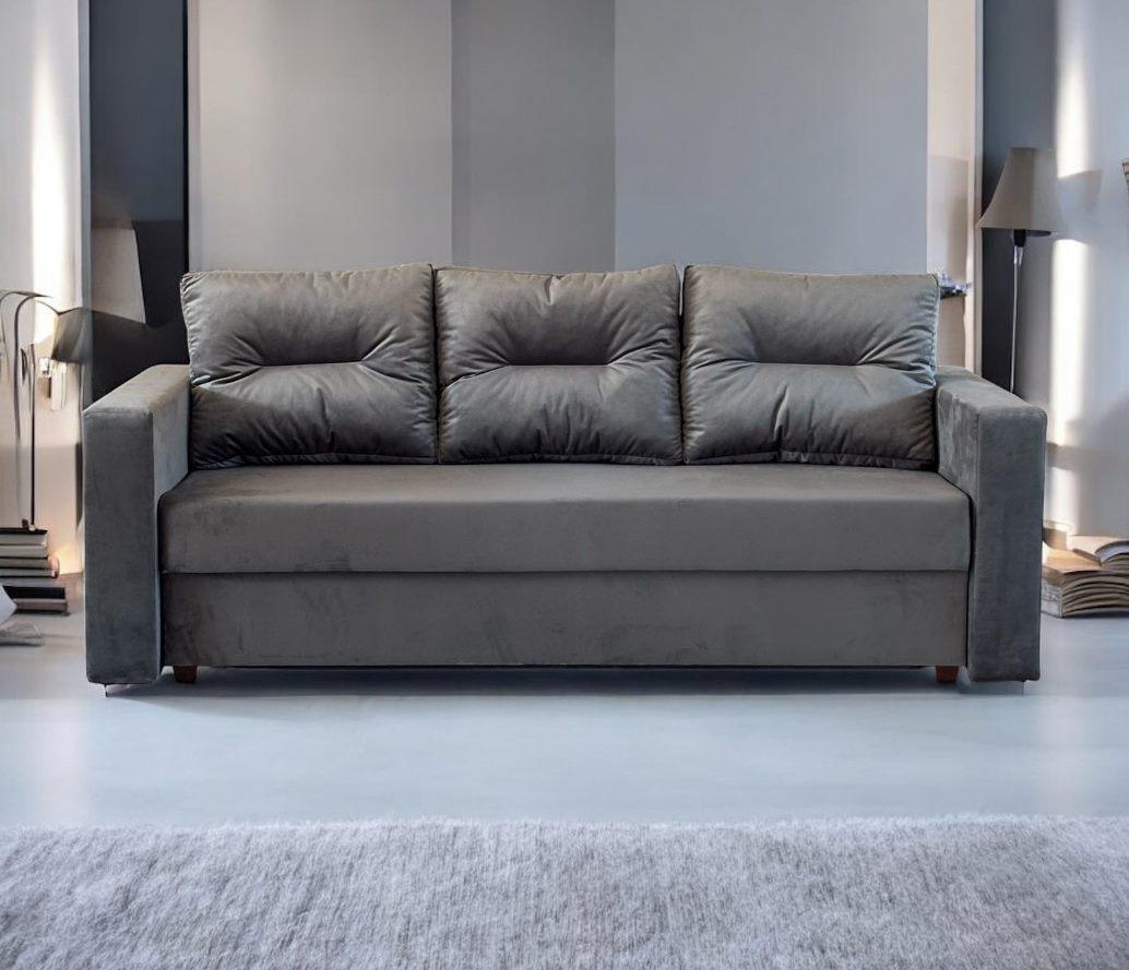 Диван раскладной Скиф Алвин Серый велюр/Лагуна-43 (27288092) - фото 5 Диван раскладной Скиф Алвин Серый велюр/Лагуна-43 (27288092) - фото 5