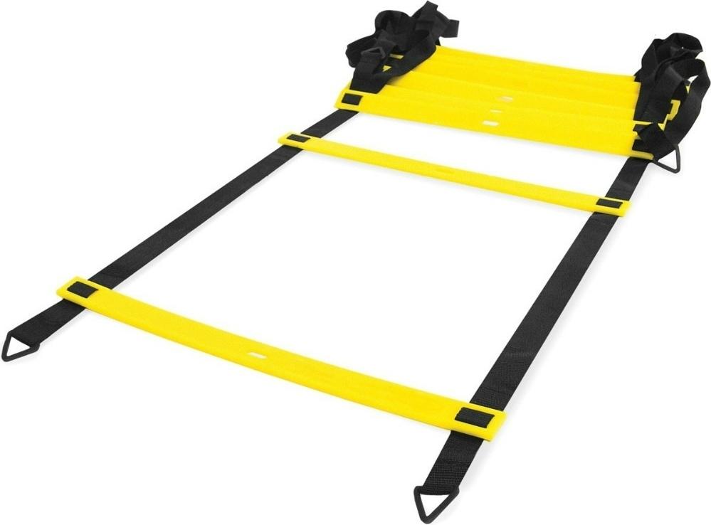 Координационная лестница LiveUp AGILITY LADDER 16 ступенек 8 м Желтый (LS3671-8)
