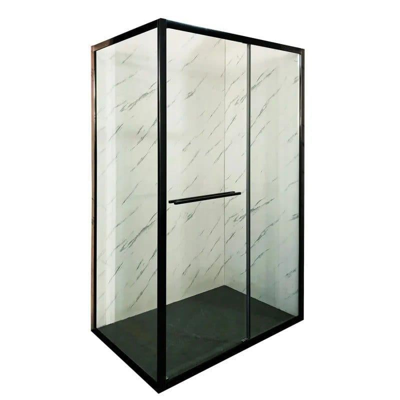 Душова кабіна Mixxus Premium Quadro SC01 195x120x80 скло 6 мм, без піддону, чорна (MI8293) Душова кабіна Mixxus Premium Quadro SC01 195x120x80 скло 6 мм, без піддону, чорна (MI8293)