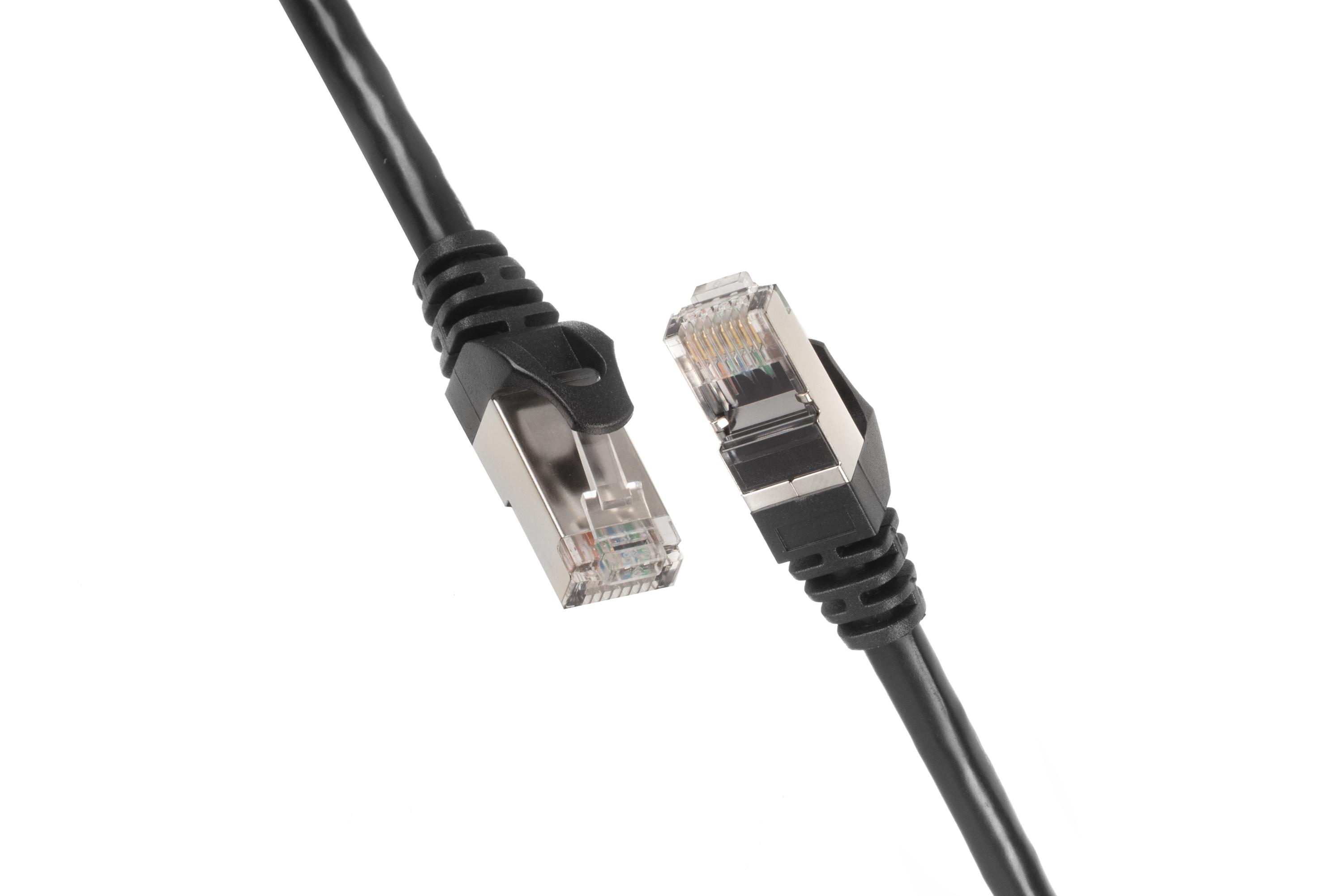 Патч-корд 2E Cat 6 27AWG с двойным экранированием S-FTP 1,5 м Черный (2E-PC6SFTPCOP-150BK) - фото 2