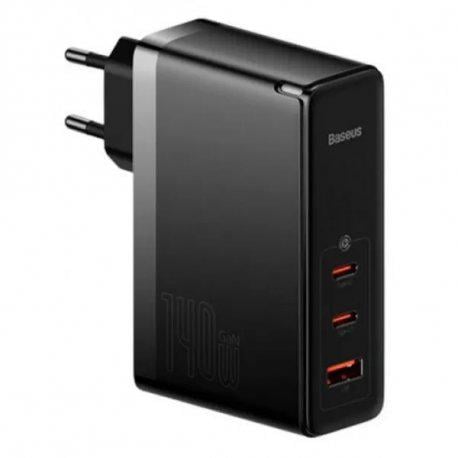 Зарядное устройство сетевое BASEUS GaN5 Pro Fast Charger 2C+U 140W Type-C to Type-C 100W 1 м Black (CCGP100201)