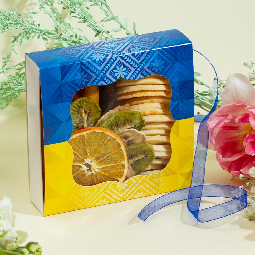 Набір пастили подарунковий Асорті снеків та фріпсів прапор 100 г (FS-05028/1)