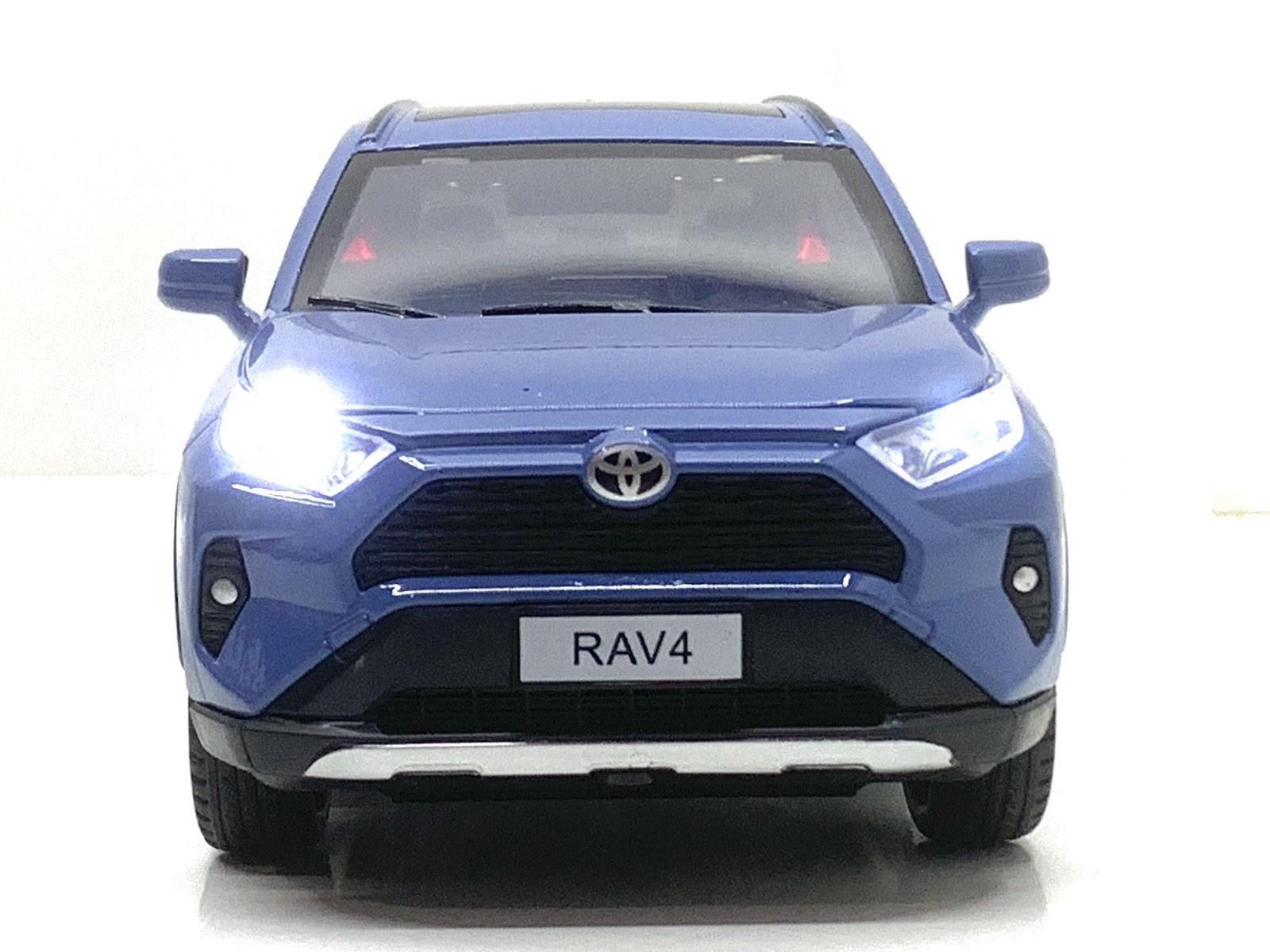 Машина іннерційна АвтоСвіт Toyota RAV4 відчиняються двері/капот/багажник 20 см Синій (AP-2008) - фото 4