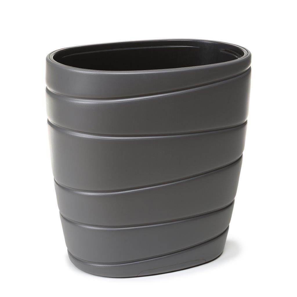 Вазон для цветов Lamela PASSA 600x400x600 мм Антрацит (25419751832) - фото 1 Вазон для цветов Lamela PASSA 600x400x600 мм Антрацит (25419751832) - фото 1