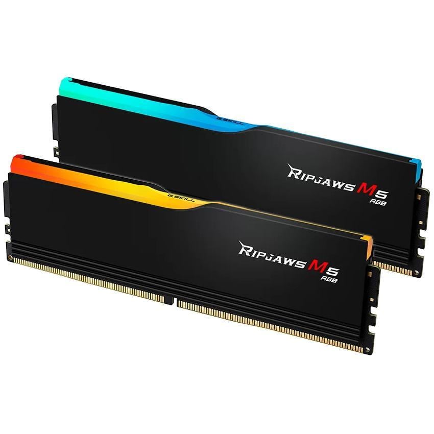 Оперативна пам'ять G.Skill Ripjaws M5 RGB DDR5 32 Гб Kit 6000 МГц Black (F5-6000J3238F16GX2-RM5RK)