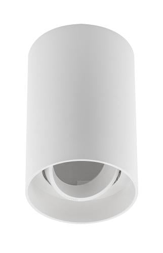 Светильник GTV RESTO потолочный 1xGU10 накладной поворотный пластик круглый Белый (OS-RST80125OK1-10)