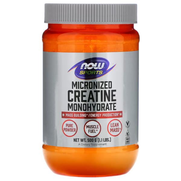 Креатин моногідрат NOW Foods Creatine Monohydrate Micronized 500 г 119 порцій (000025216) Креатин моногідрат NOW Foods Creatine Monohydrate Micronized 500 г 119 порцій (000025216)