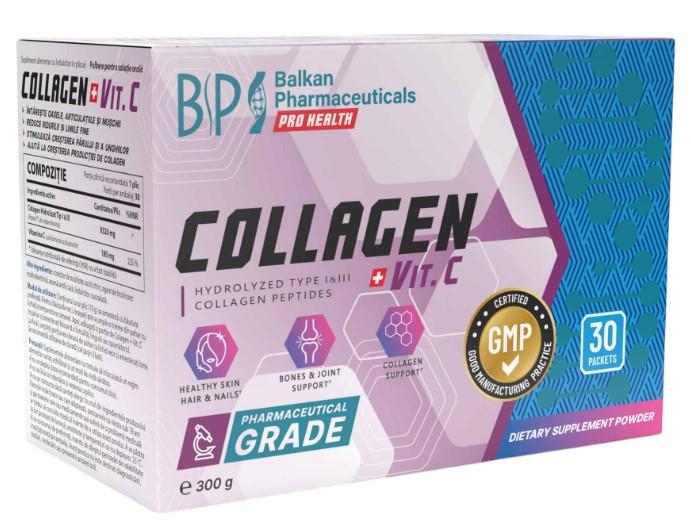 Комплекс Пептиды коллагена с Витамином С Balkan Pharm Collaregen и Vitamin C 30 пакетов по 10 г Комплекс Пептиды коллагена с Витамином С Balkan Pharm Collaregen и Vitamin C 30 пакетов по 10 г