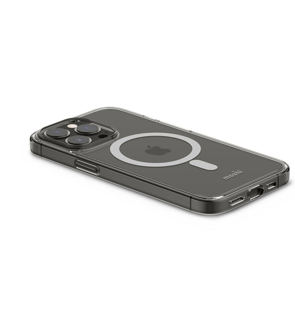 Прозорий чохол-накладка Moshi Arx Slim Hardshell Case with MagSafe for iPhone 13, Clear (99MO132952) - фото 3