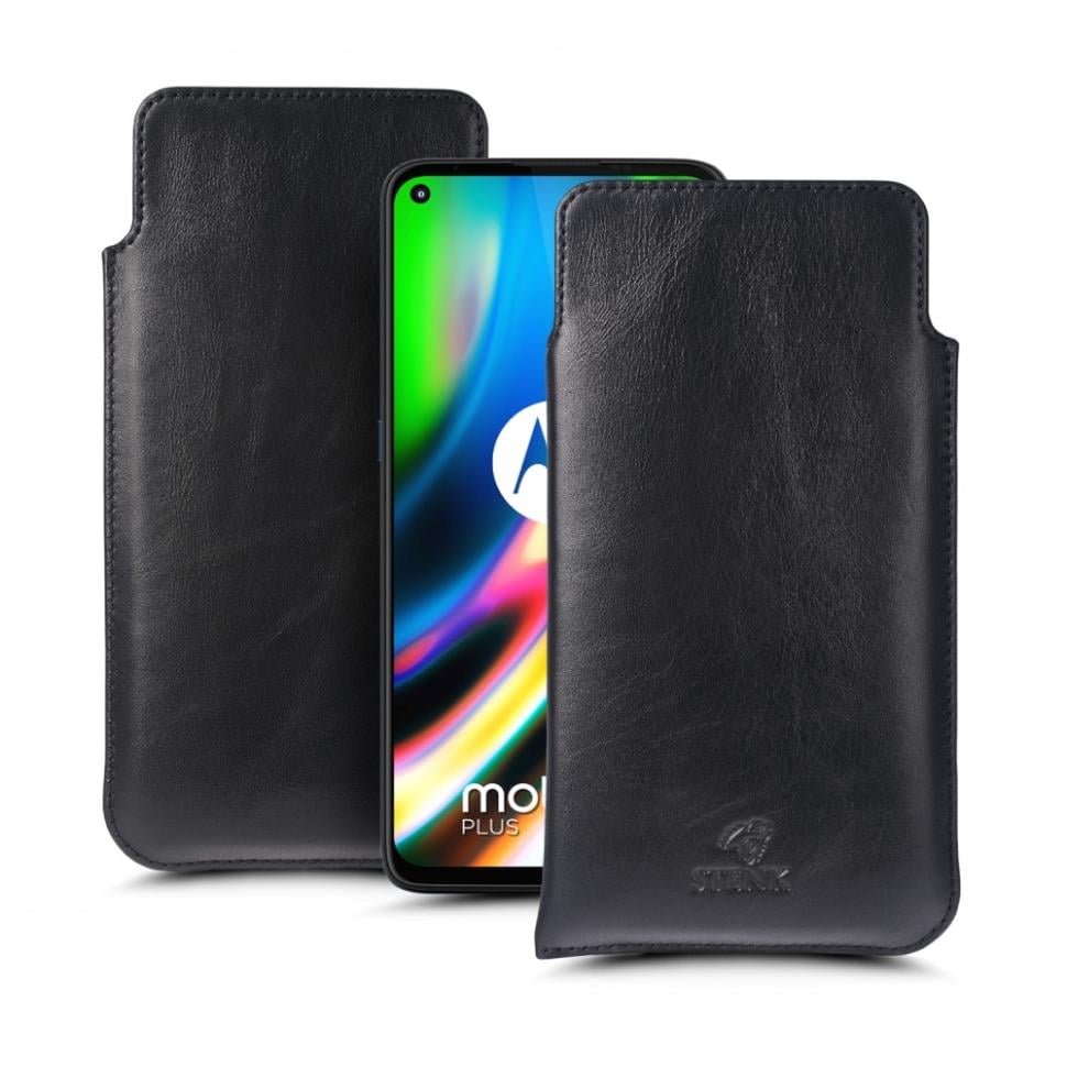 Футляр Stenk Elegance для Motorola Moto G9 Plus Чорний (69667)