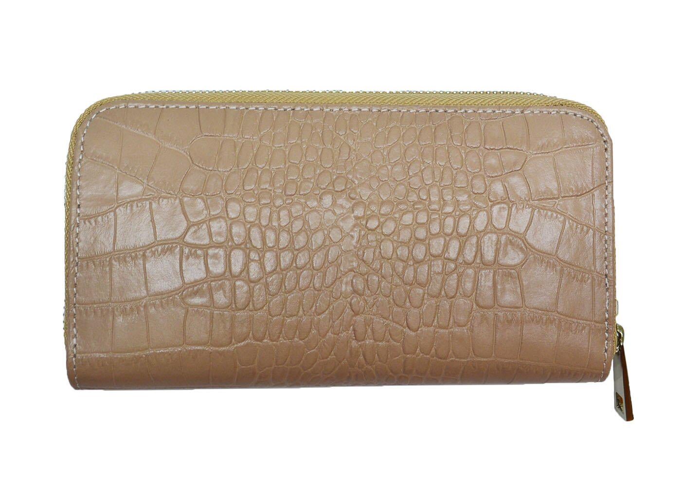 Кошелек женский кожаный Italian fabric bags 2451 Beige
