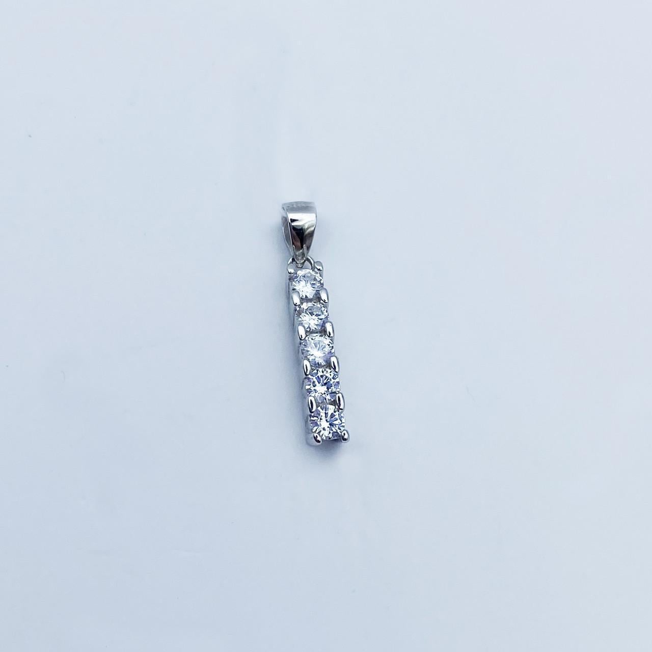 Серебряный кулон с кубическим цирконием 1,05 г (2204984810)