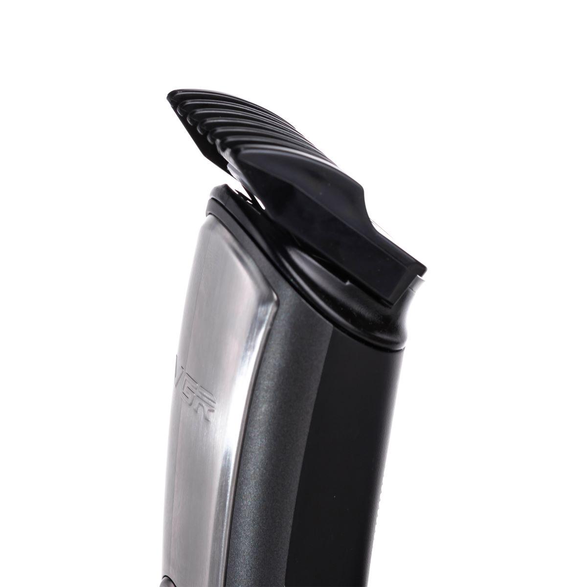 Набор для стрижки VGR V-105 волос 5в1 машинка/триммер/бритва (7360) - фото 15