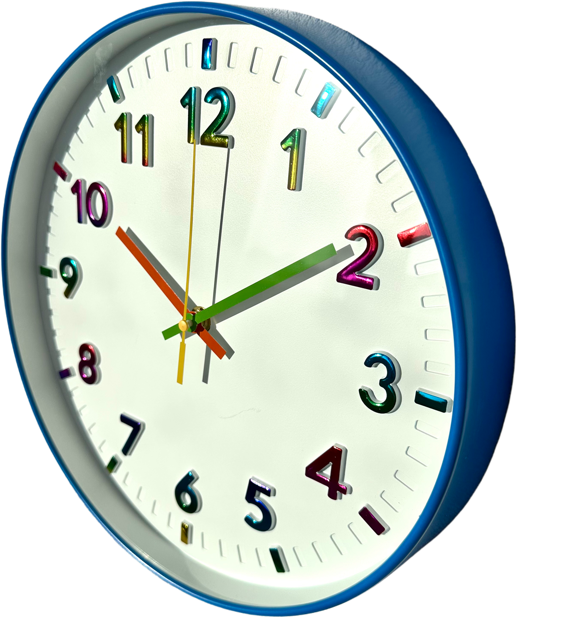 Часы настенные бесшумные Quartz OH-253 30 см Синий (2764179682)