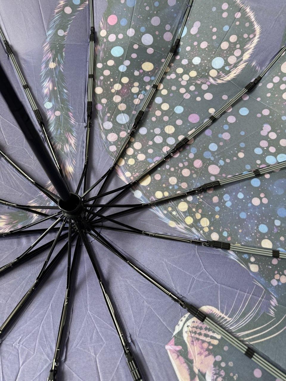 Парасолька жіноча автоматична Три Слона 14 спиць антивітер (272) - фото 4 Парасолька жіноча автоматична Три Слона 14 спиць антивітер (272) - фото 4