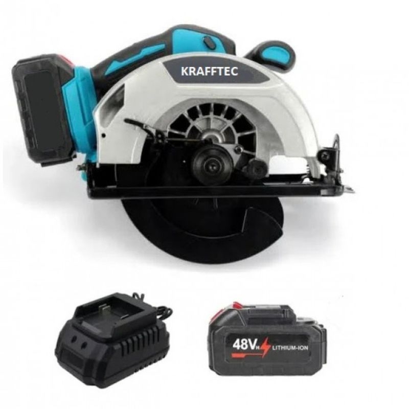 Циркулярная пила Kraftec аккумуляторная 48V (26202796) - фото 2 Циркулярная пила Kraftec аккумуляторная 48V (26202796) - фото 2