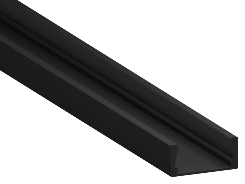 Профиль алюминиевый LEDUA АЛ-139 с рассеивателем для LED накладной ленты 2 м Черный (27195369) - фото 2 Профиль алюминиевый LEDUA АЛ-139 с рассеивателем для LED накладной ленты 2 м Черный (27195369) - фото 2