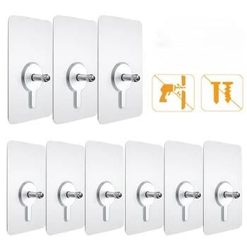 Держатель универсальный без сверления стенок на липучке 10 мм 10 шт. - фото 8