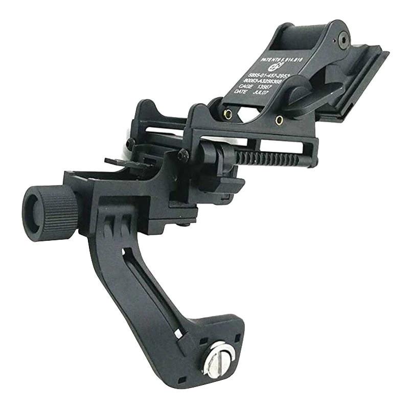 Комплект кріплення NVG на шолом з підйомним механізмом та пластиковий адаптер J-arm для монокуляра нічного бачення PVS-14 (100860-921) - фото 6 Комплект кріплення NVG на шолом з підйомним механізмом та пластиковий адаптер J-arm для монокуляра нічного бачення PVS-14 (100860-921) - фото 6