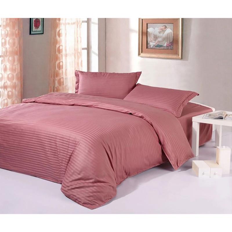 Постельное белье Meriset Двуспальный на резинке Mauve Elite (550134-6)