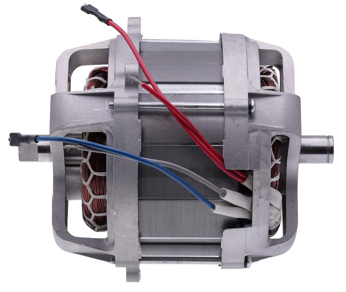 Двигатель асинхронный газонокосилки LEX LXLM46E 2950W D124,5/L144/Lвала189 вал 17 мм резьба М8 (кос458)