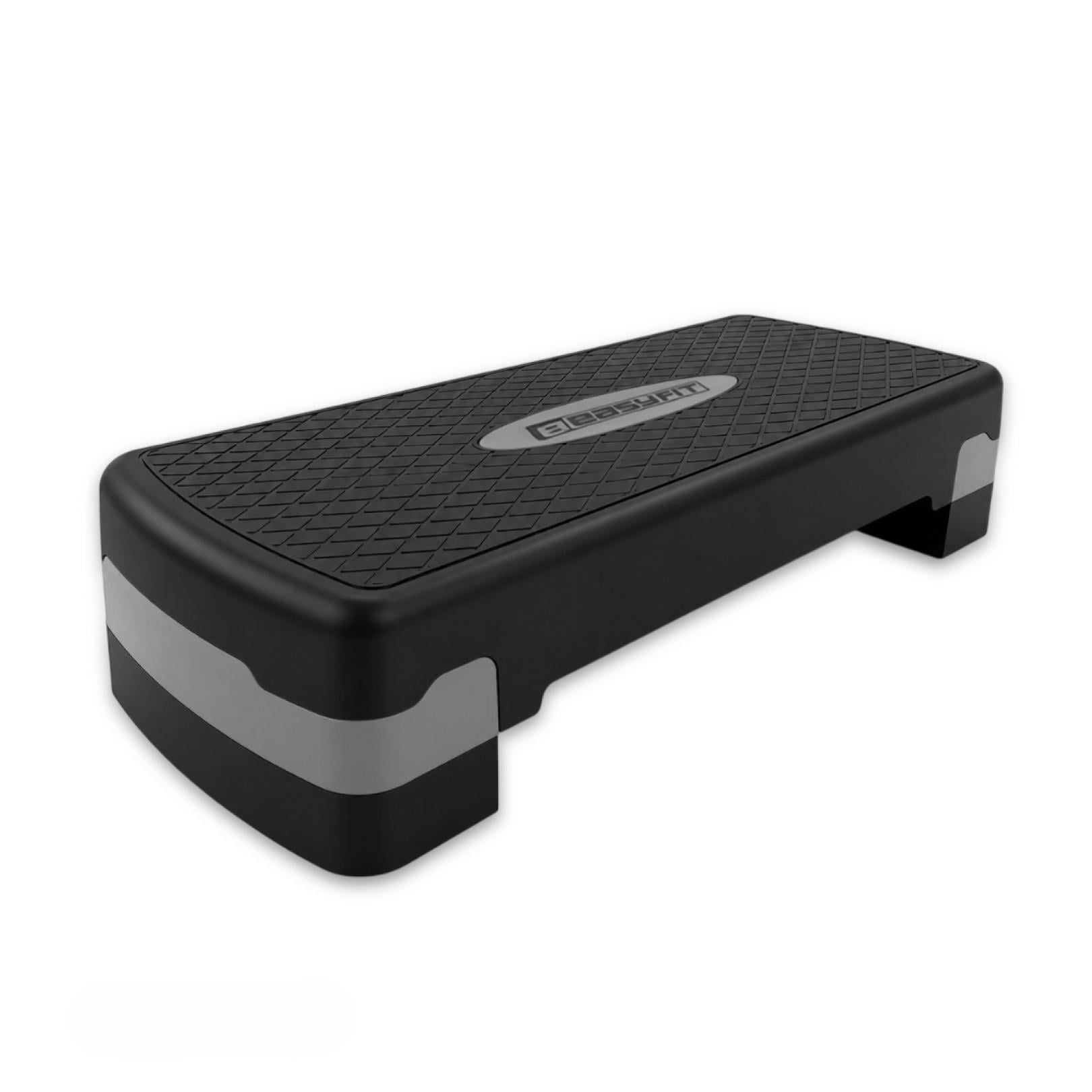 Степ-платформа EasyFit 2-ступінчаста Чорний/Сірий (EF-0540-GY) Степ-платформа EasyFit 2-ступінчаста Чорний/Сірий (EF-0540-GY)