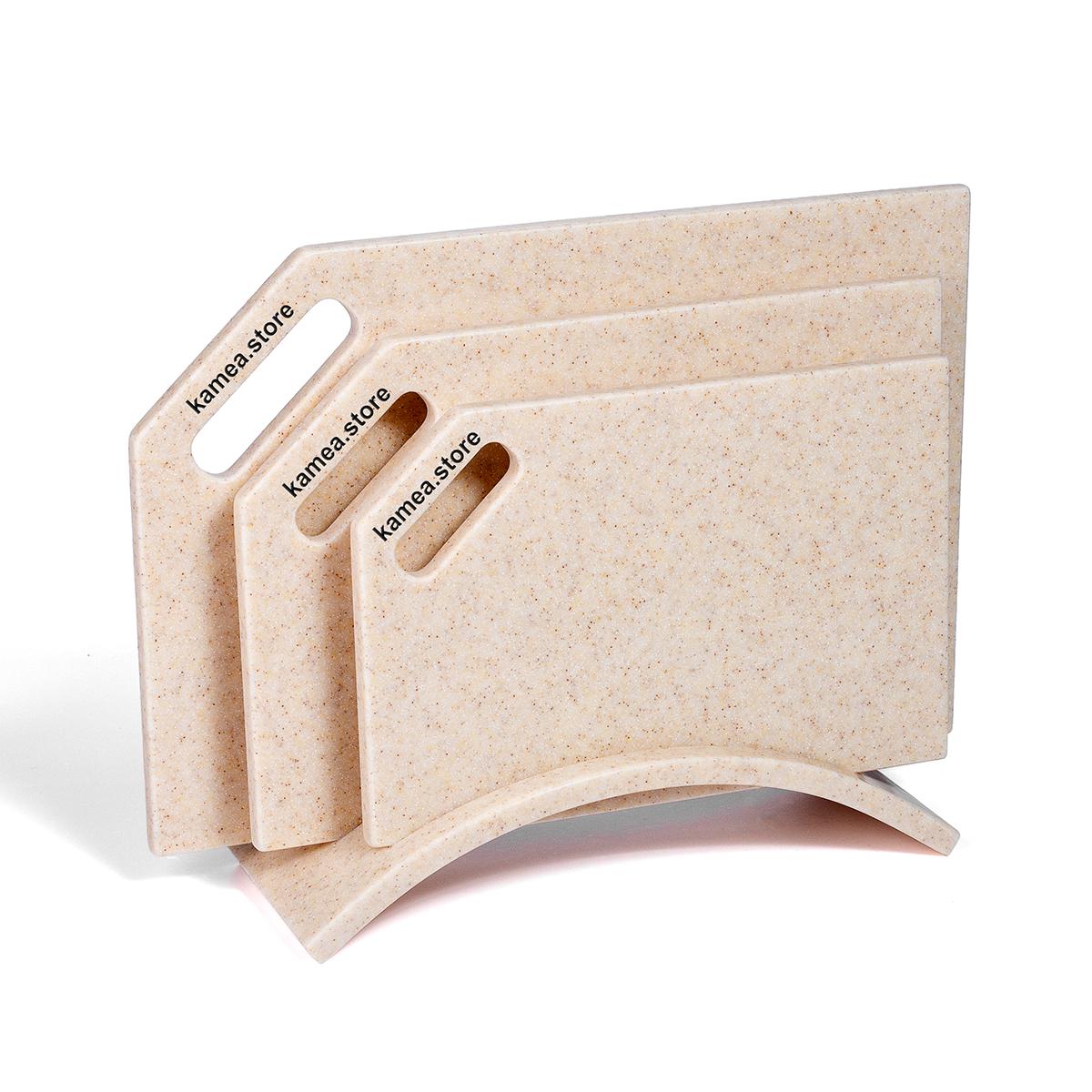 Набір дощок кухонних Kamea зі штучного каменю Fair Sky - фото 2 Набір дощок кухонних Kamea зі штучного каменю Fair Sky - фото 2