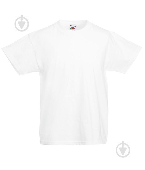 Футболка Fruit of the Loom Valueweight 128 см Белый (061033030128)